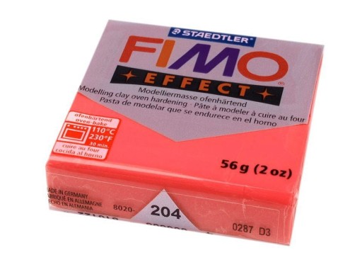 Modelina polimerowa Fimo Effect ciemny róż 204 57g