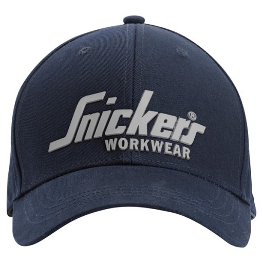Czapka z daszkiem 9041 Snickers z logo Granatowy