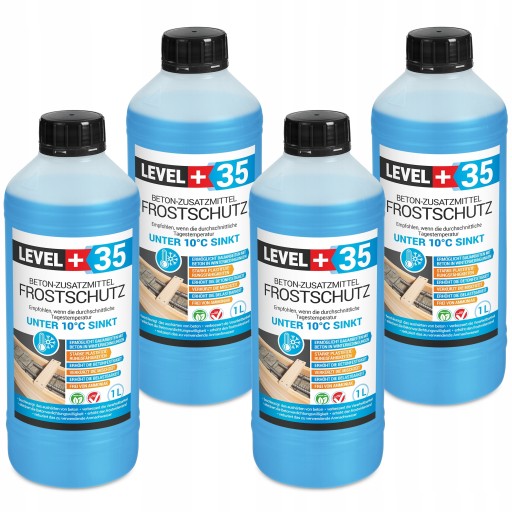 Plastyfikator do Betonu 4L Zimowy -8°C Level+35