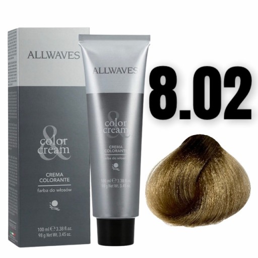 ALLWAVES Color Cream 8.02 100ml farba do włosów
