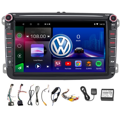 RADIO MONITOR ANDROID AUTO APPLE CARPLAY 2 KAMERY