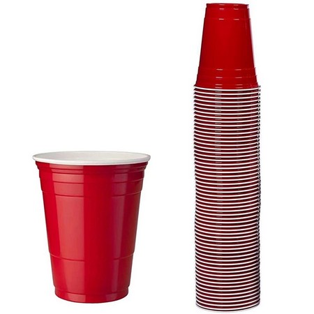 KUBKI CZERWONE AMERYKAŃSKIE 473ml (50szt.)