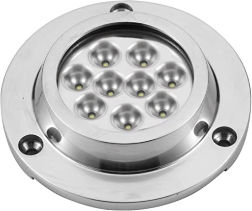 LAMPA PODWODNA LED 9X3W ŚWIATŁO BIAŁE DO ŁODZI/JACHTU