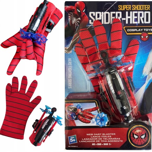 SPIDERMAN FIGURKA RĘKAWICA WYRZUTNIA ZESTAW SPIDER MAN AVENGERS