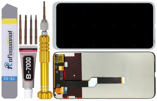 MOTOROLA ONE FUSION PLUS + WYŚWIETLACZ LCD BIAŁY