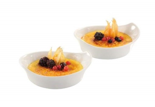 GEFU śliczne Miseczki do creme brulee INSPIRA 2szt