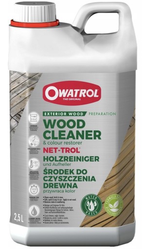 Owatrol NET-TROL - odszarzacz do drewna 2.5L
