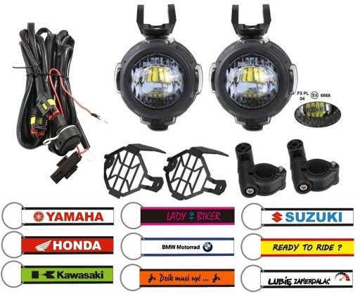 LAMPY HALOGENY MOTOCYKLOWE LED HONDA AFRICA TWIN