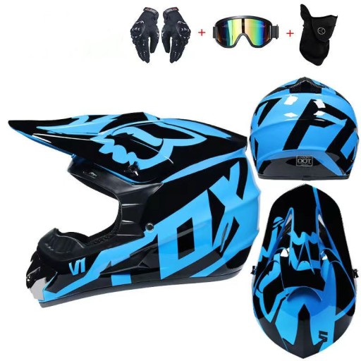 Kask MTB Fullface Motocrossowy Off-Road Endur