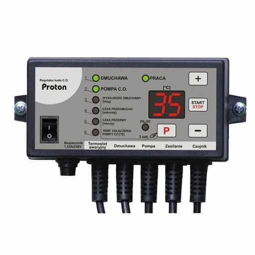 Sterownik PROTON regulator do kotła zasypowego