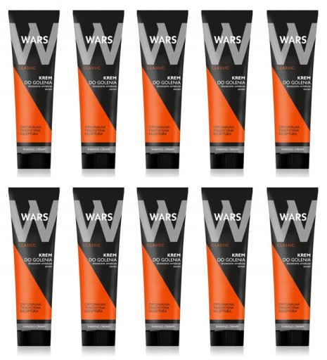 WARS CLASSIC KREM DO GOLENIA CZARNY TUBA 10x 65g