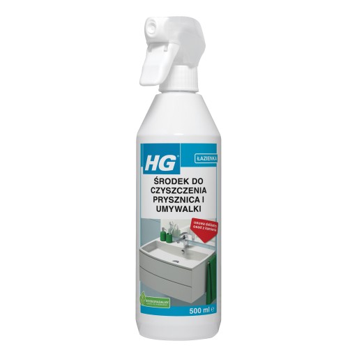 HG środek płyn do mycia kabin prysznica umywalki profesjonalny 500ml