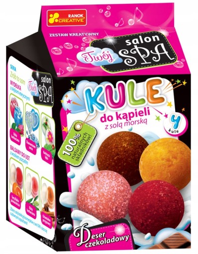 KULE DO KĄPIELI CZEKOLADOWE ZRÓB TO SAM DOMOWE SPA