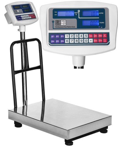 ROLNICZA WAGA MAGAZYNOWA SKLEPOWA 150KG OPARCIE