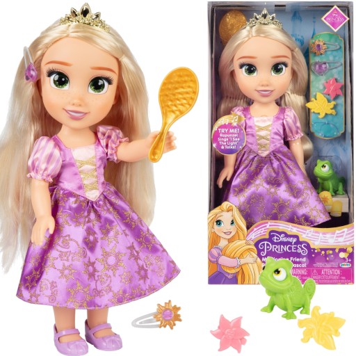 LALKA DISNEY PRINCESS FRIEND ŚPIEWAJĄCA INTERAKTYWNA ROSZPUNKA RAPUNZEL 35