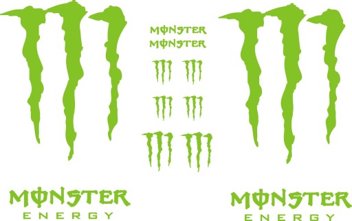XXL MONSTER PAZUR Naklejki Nr 311 RÓŻNE KOLORY