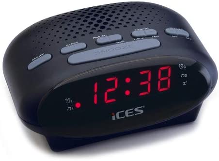 RADIO FM Z WYŚWIETLACZEM LCD RADIOBUDZIK CZARNE