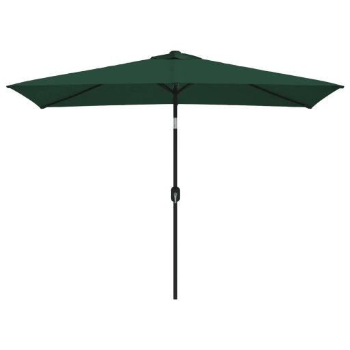 Prostokątny parasol ogrodowy, zielony, 200x300 cm