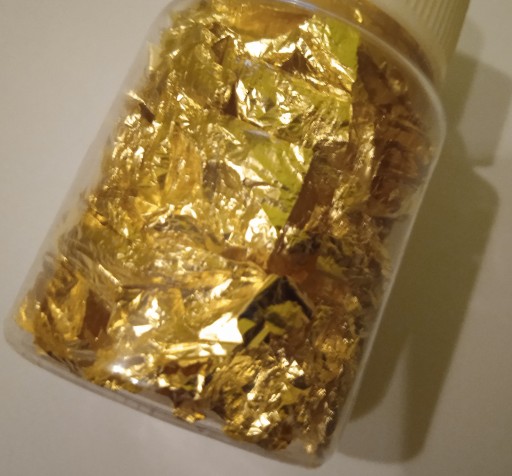 Płatki złoto dekoracyjne Złote GOLD CAKE