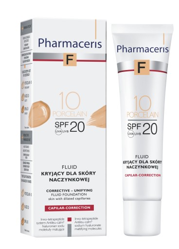 PHARMACERIS F FLUID NACZYNKA KRYJĄCY 10 PORCELAIN