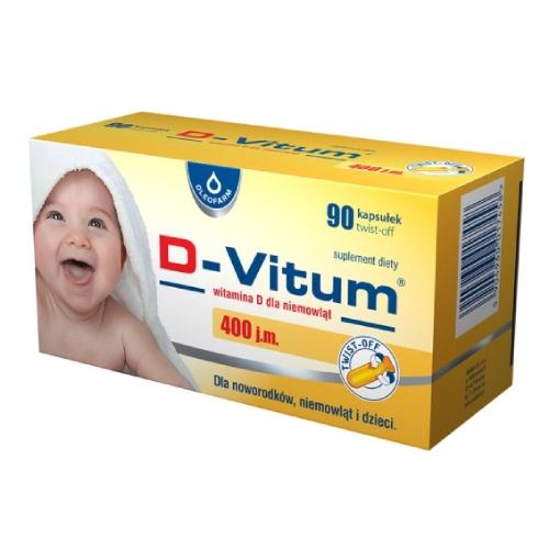 D-VITUM 400 twist-off 90kaps.