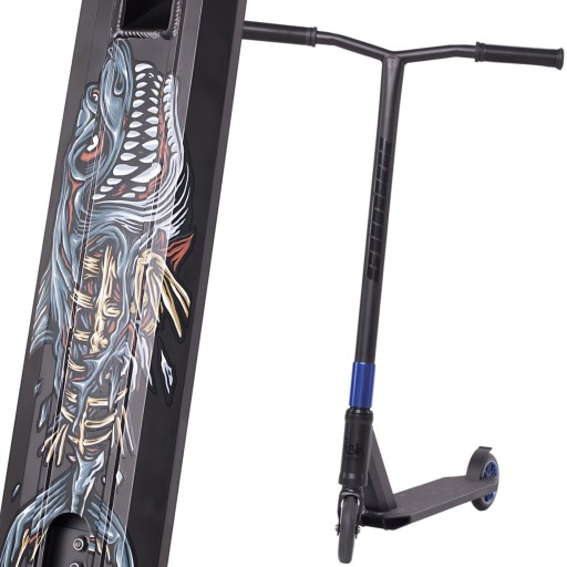 HULAJNOGA WYCZYNOWA Streetowa Fish Scooters Blue Hamulec MN Steel koła 88A