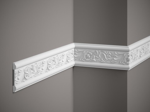 MARDOM DECOR LISTWA ŚCIENNA MDC217F ELASTYCZNA H-7.8cm DŁUGOŚĆ 2m ORNAMENT