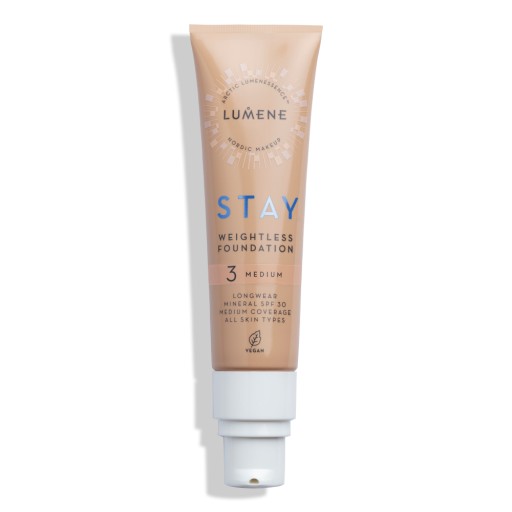 Lumene STAY lekki długotrwały podkład SPF30 nr 3 Medium 30 ml