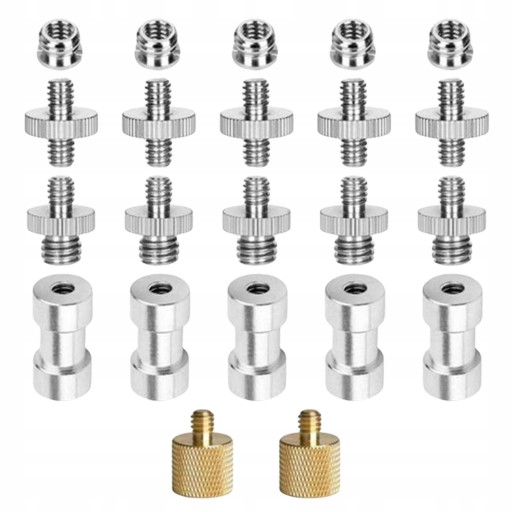 1/4-20 do 3/8-16 Zestaw adaptera gwintowanego