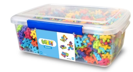 KLOCKI KONSTRUKCYJNE WAFLE MELI BASIC EDU 1200el