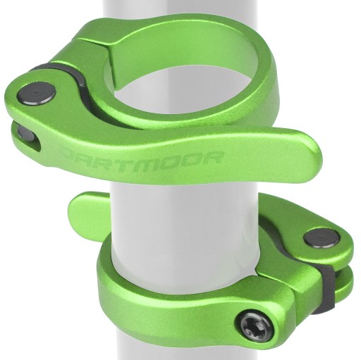 Obejma podsiodłowa Loop QR 34,9 mm z zaciskiem QR, zielona