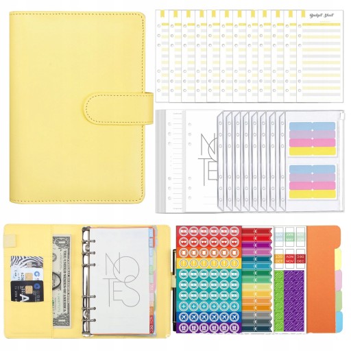 Księga rachunkowa A6 Pu Leather Loose Leaf Book