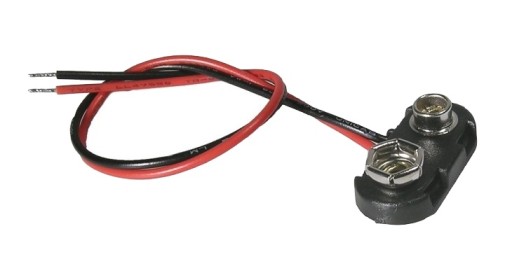 GNIAZDO ZATRZASK BATERII KABEL 9V 6F22 6LR61 TS