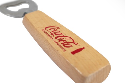 Otwieracz do butelek kapsle DREWNIANY COCA-COLA
