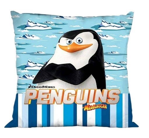 Poszewka na poduszki 40 x 40 cm Faro Pingwiny z Madagaskaru
