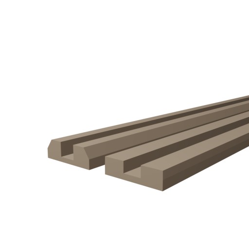 Listwa montażowa do maskownic MDF (podłoga/sufit)