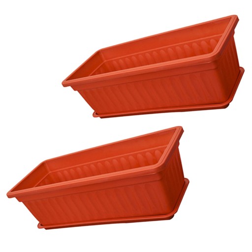 2 SZTUK PLASTIKOWE PUDEŁKA DO DONICZKI WARZYWNEJ
