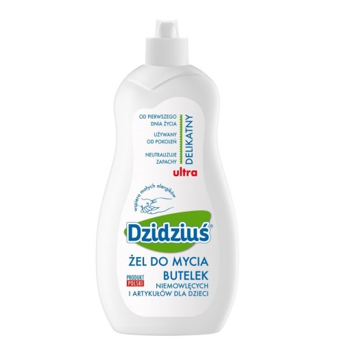 Dzidziuś Ultra delikatny żel do mycia butelek 500ml P1