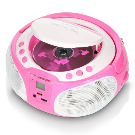 RADIOODTWARZACZ BOOMBOX LENCO SCD650PK RÓŻOWY