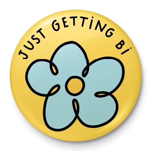 The Peach Fuzz Getting Bi - przypinka pins button