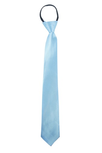 Błękitny Krawat elegancki na zamku na komunię do szkoły