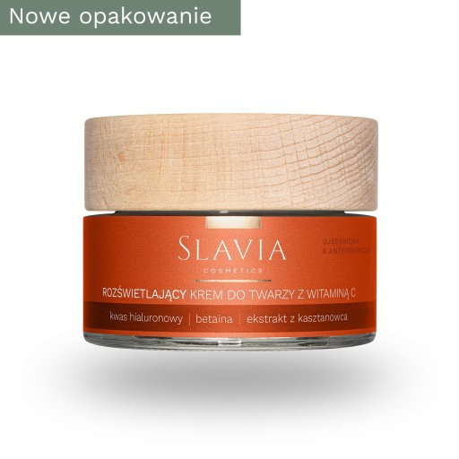 Slavia Cosmetics - Rozświetlający krem do twarzy z witaminą C - 50ml