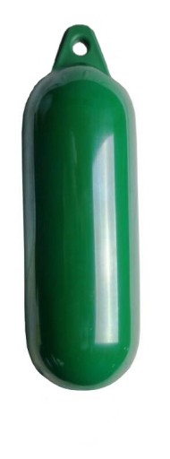 ODBIJACZ JACHTOWY 15X58 CM, ZIELONY - 1 UCHO