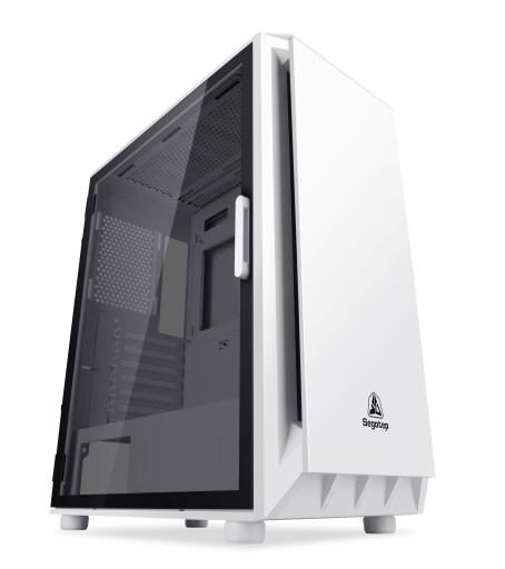 Obudowa ATX Segotep Gank 5 White Midi Tower Szklany panel na zawiasach