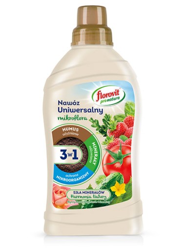 FLOROVIT MIKROFLORA 3w1 UNIWERSALNY 1L płynny