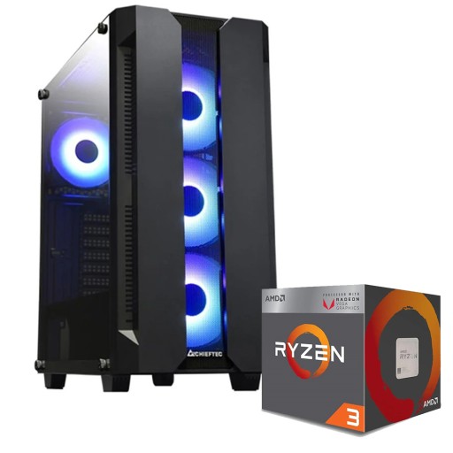 Szybki komputer gamingowy GameRTX 16GB DDR4 |256GB SSD |Win10Pro Pc do gier