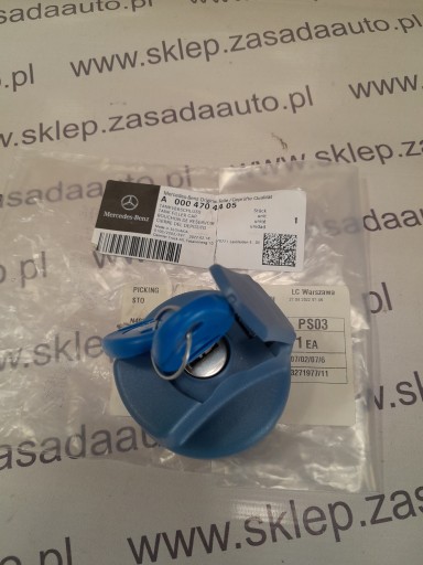 KOREK z KLUCZYKAMI ADBLUE MERCEDES ACTROS ATEGO