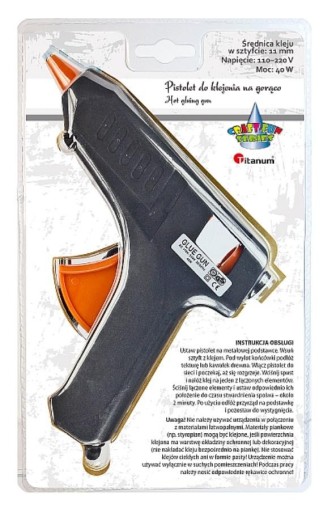 PISTOLET DO KLEJU NA GORĄCO NA KLEJ 11 MM 40 W