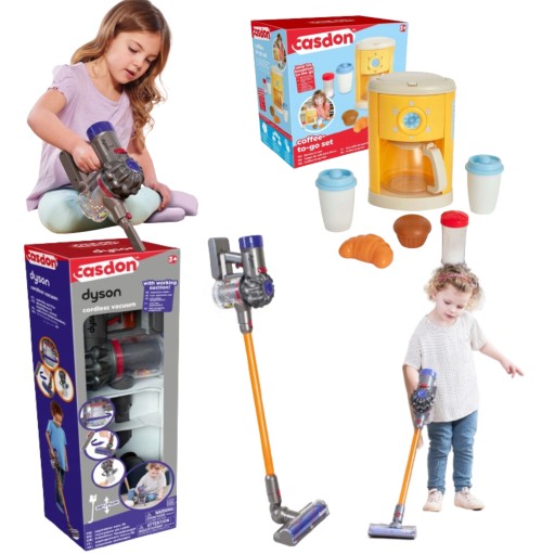 ODKURZACZ PIONOWY DYSON DLA DZIECI Z DŹWIĘKIEM CASDON + GRATIS EKSPRES 2w1