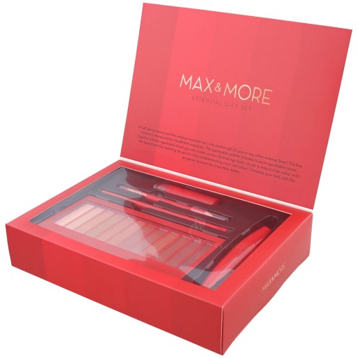 MAX & MORE DUŻY ZESTAW PREZENTOWY PALETA MAKIJAŻ KOSMETYKI 5 CS